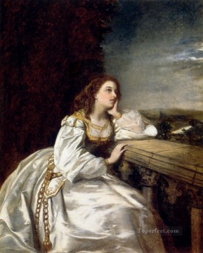  social Oil Painting - Juliet O That I Were A Glove Upon That Hand Victorian social scene William Powell Frith